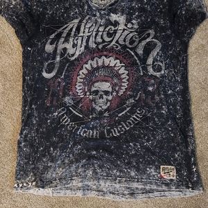 Affliction shirt Xl